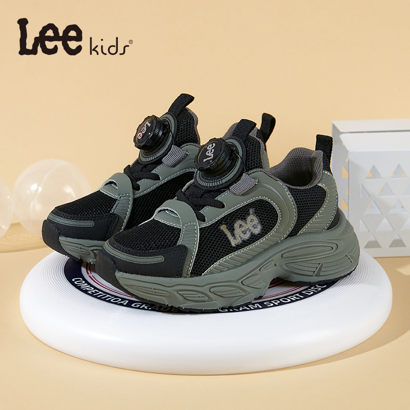 Leekids童鞋秋季休闲风儿童鞋女春秋防滑运动鞋时尚鞋子男童潮鞋