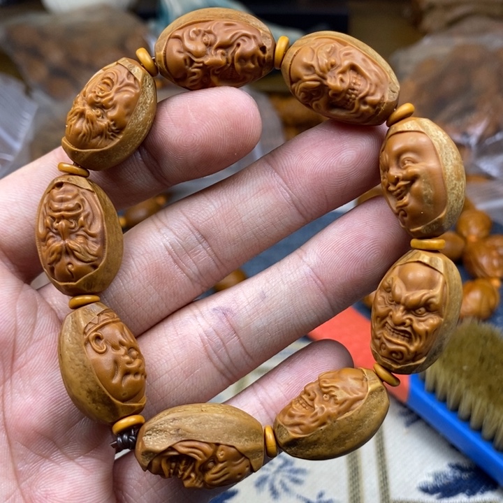 橄榄核手串/手链橄榄核雕工艺手串