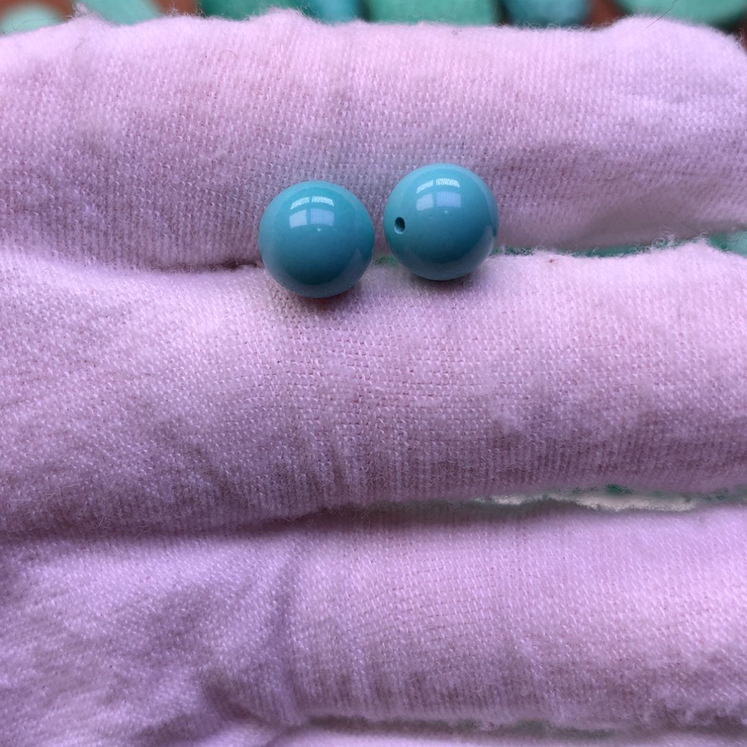 原生态散珠配珠圆珠一对卡8