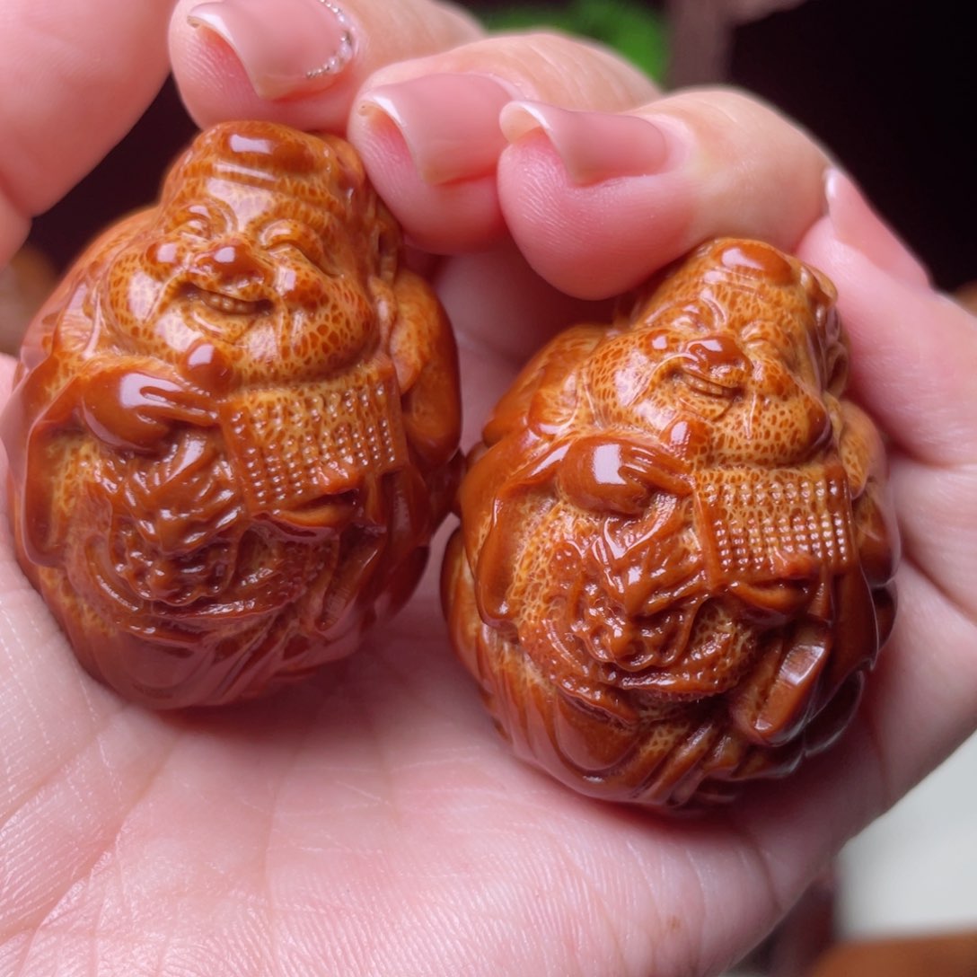 吊坠橄榄核龙财手球