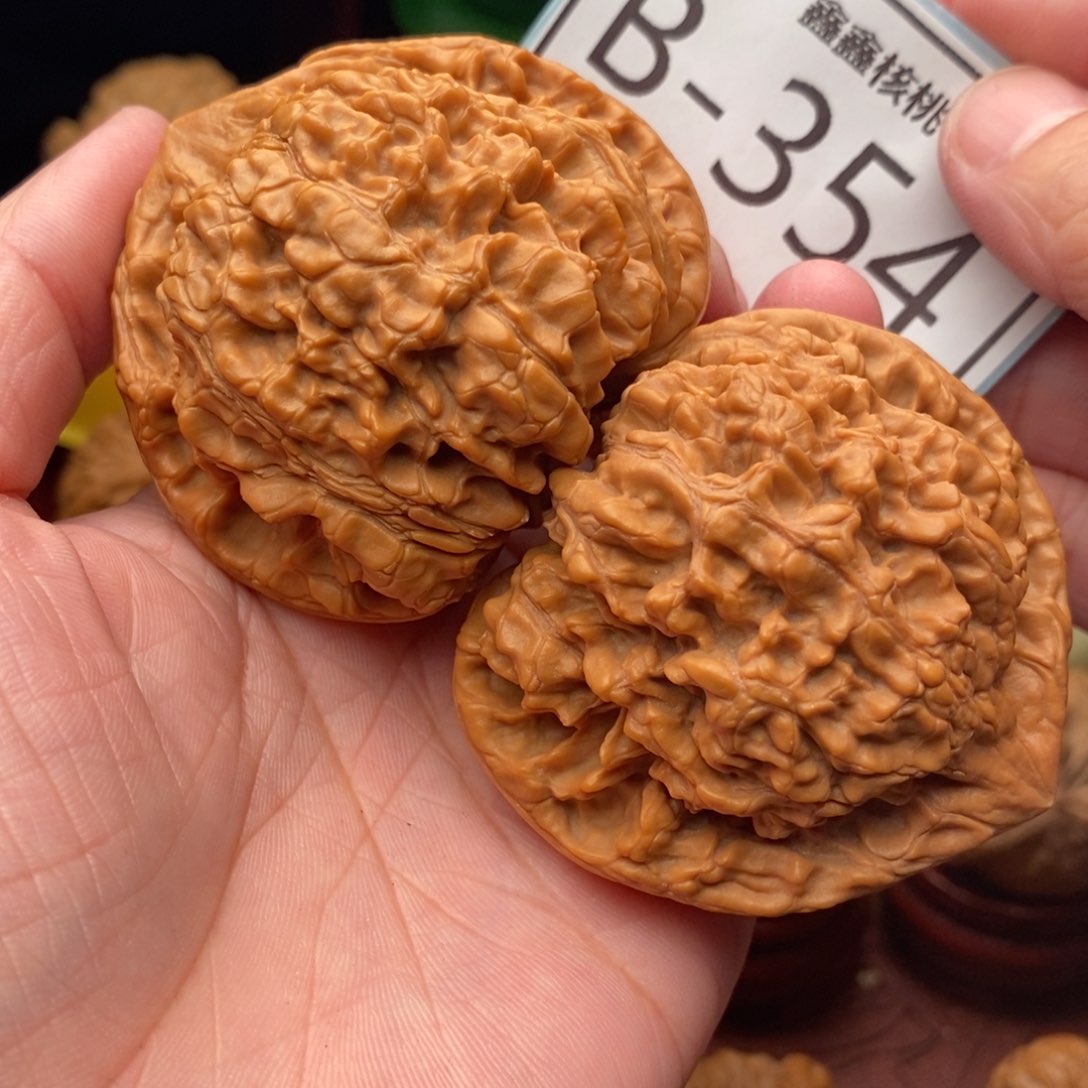 文玩核桃把件官帽54