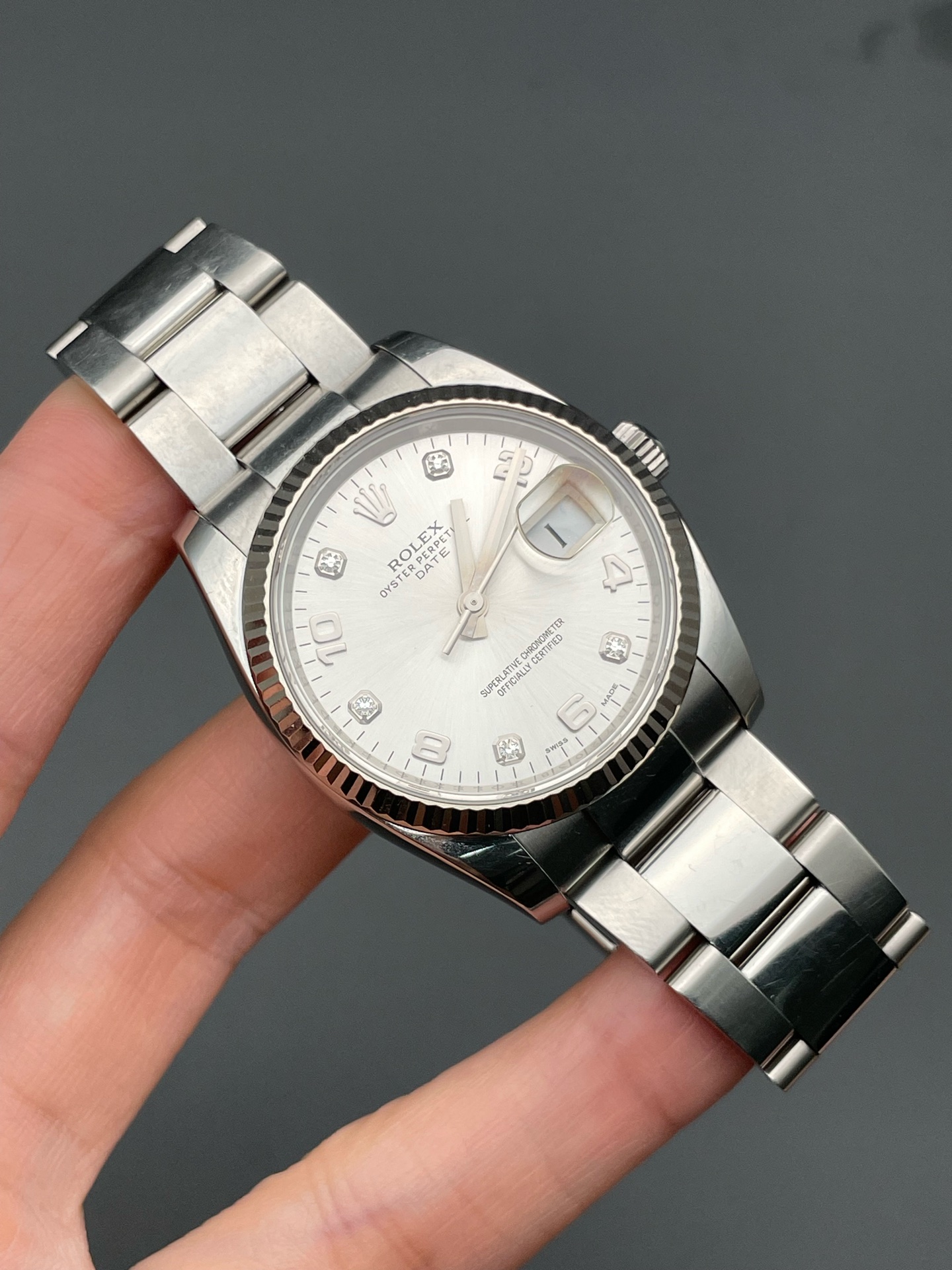 95新 Rolex/劳力士  日志/型号m115234-0012/34表径/15年全套