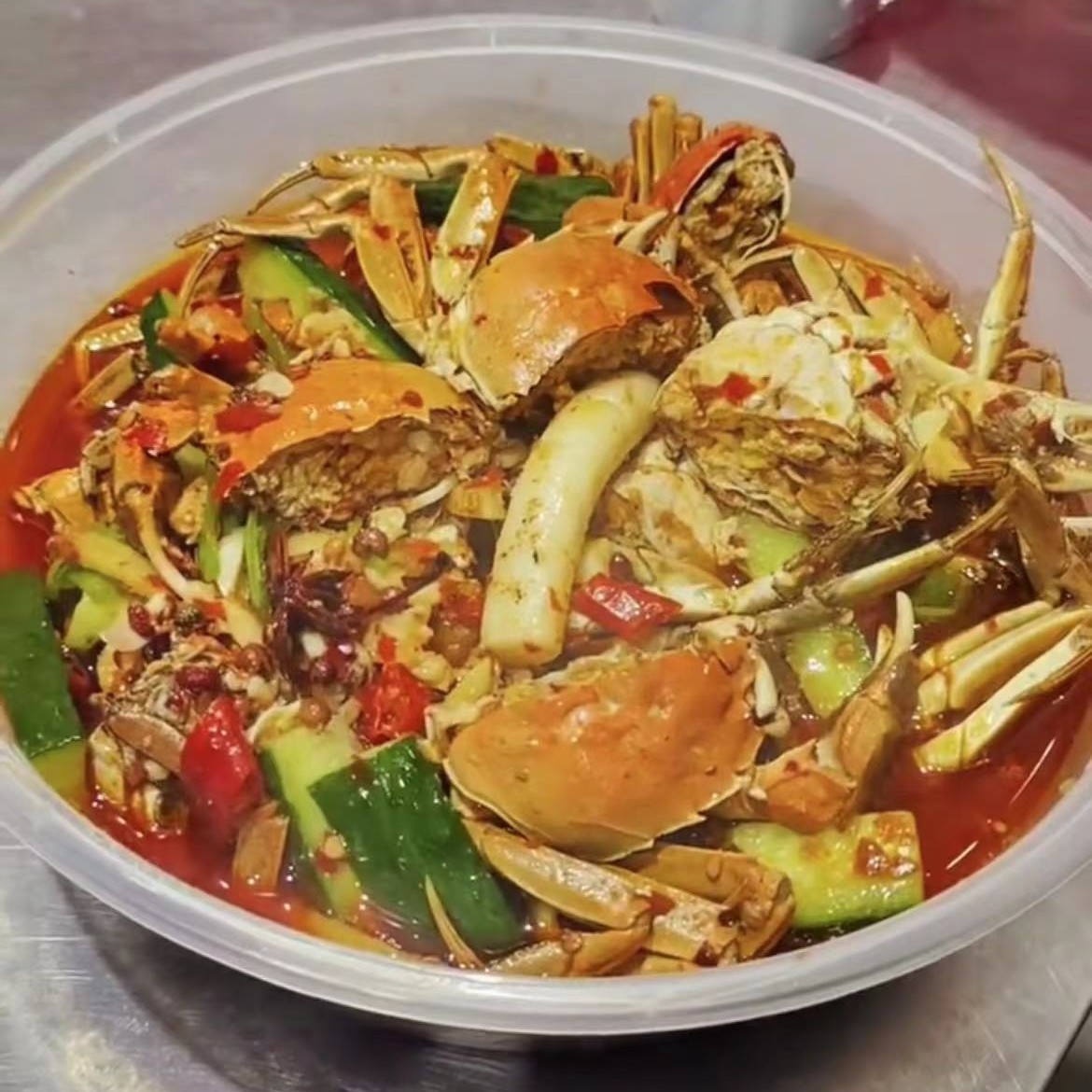 香辣大闸蟹一份