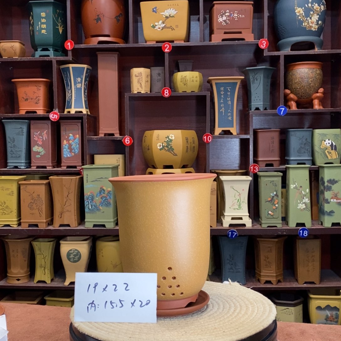 紫砂花盆紫砂艺术