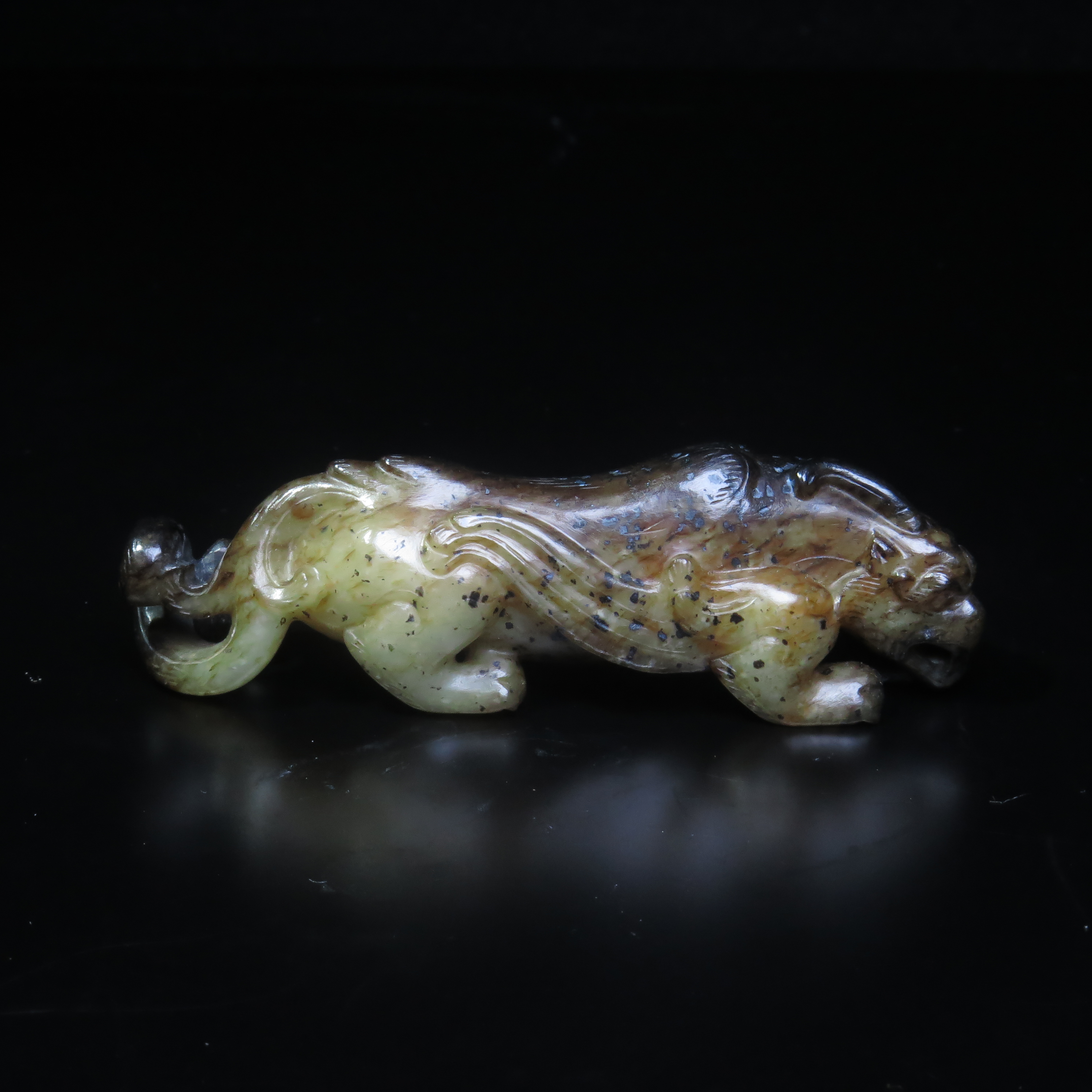 明代玉瑞兽/MZ611239/和田玉/民族文物