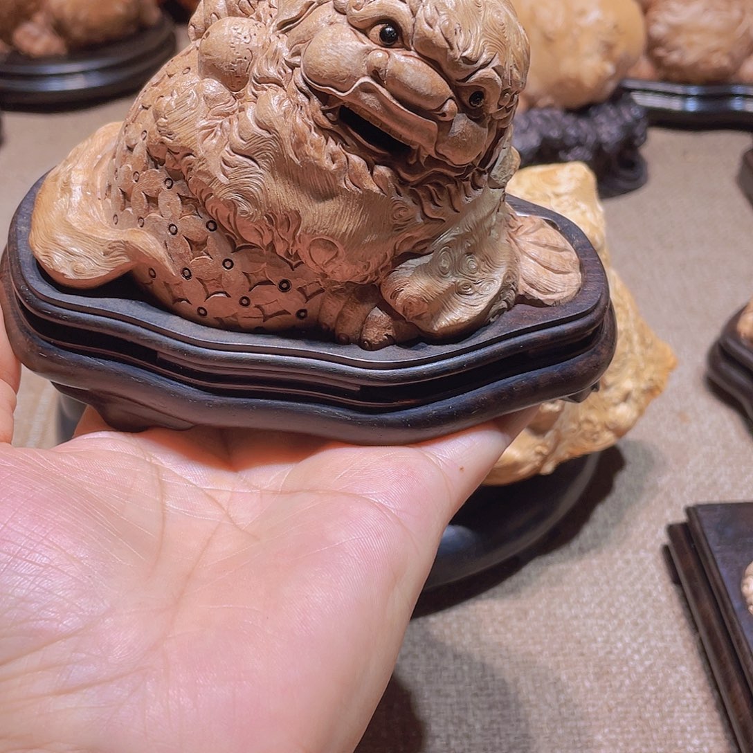 荔枝木荔枝木狮子香炉