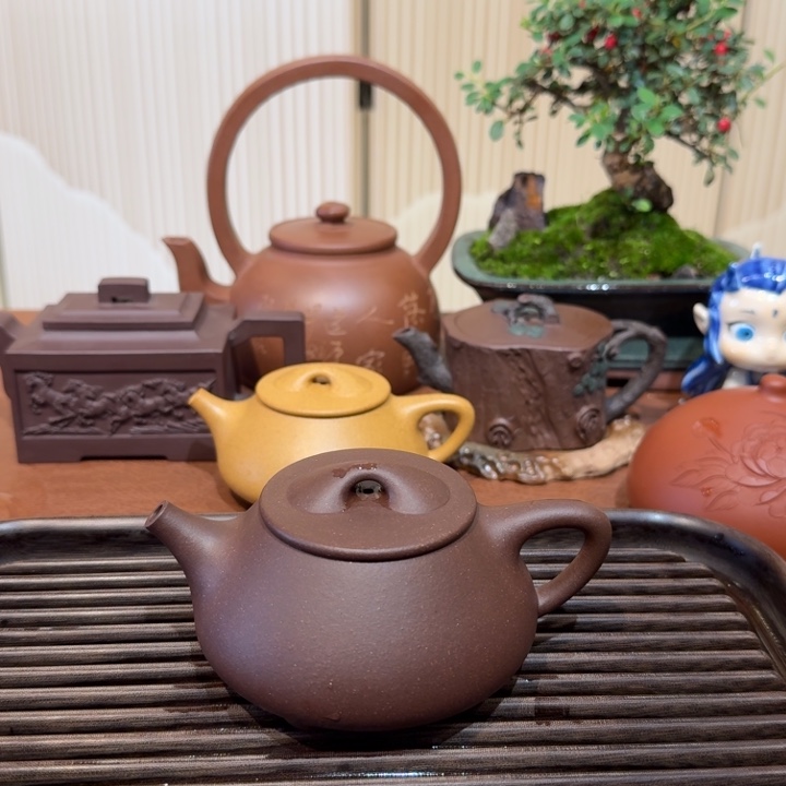紫砂茶壶景舟石瓢老紫泥活动价