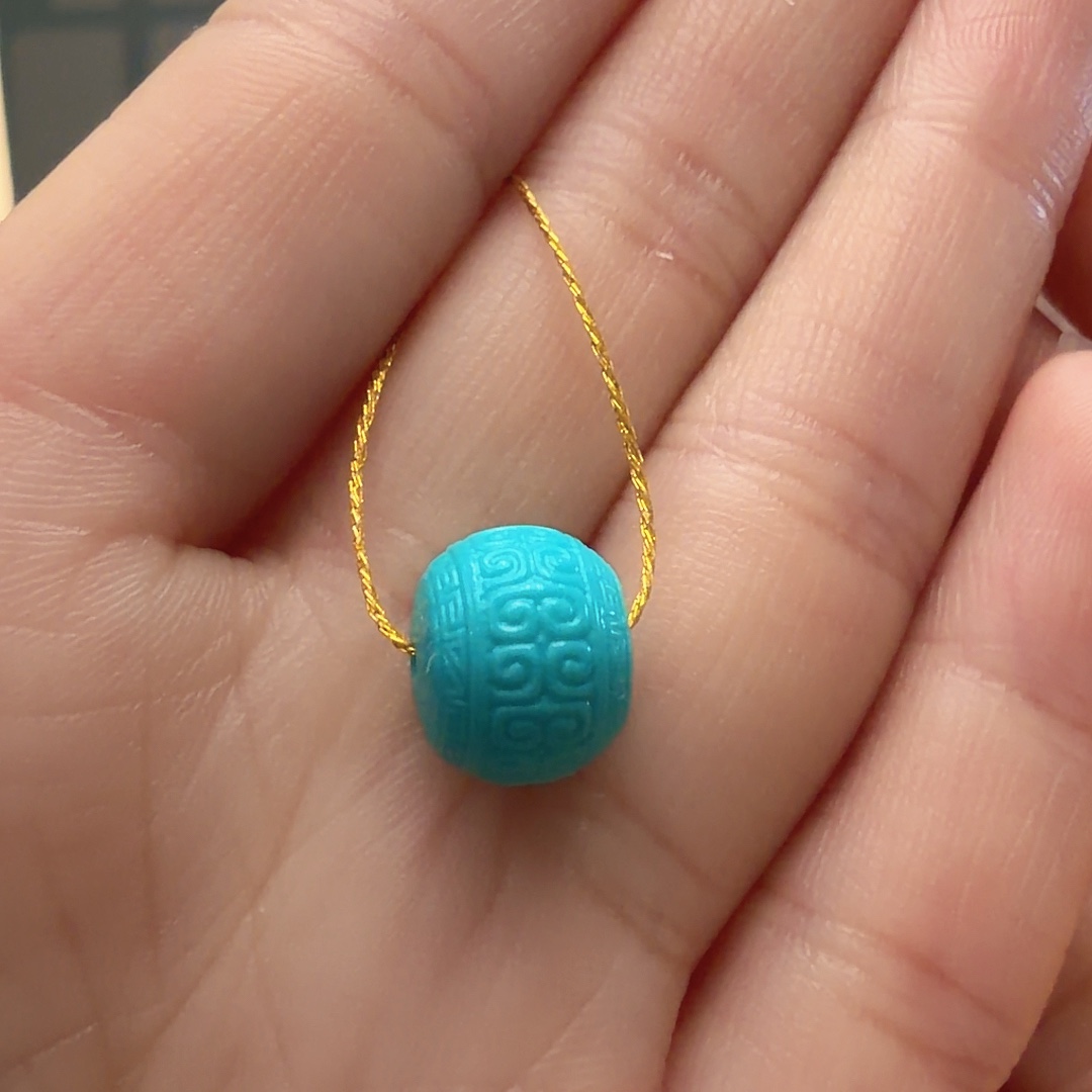 绿松石未镶嵌颈饰