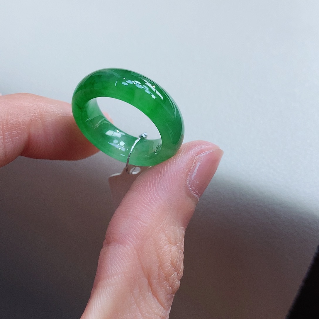 翡翠戒指未镶嵌11号
