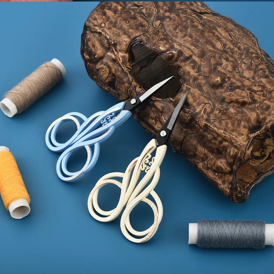 【复古回纹剪刀】十字绣小剪刀剪线头手工剪纸专用便携不锈钢