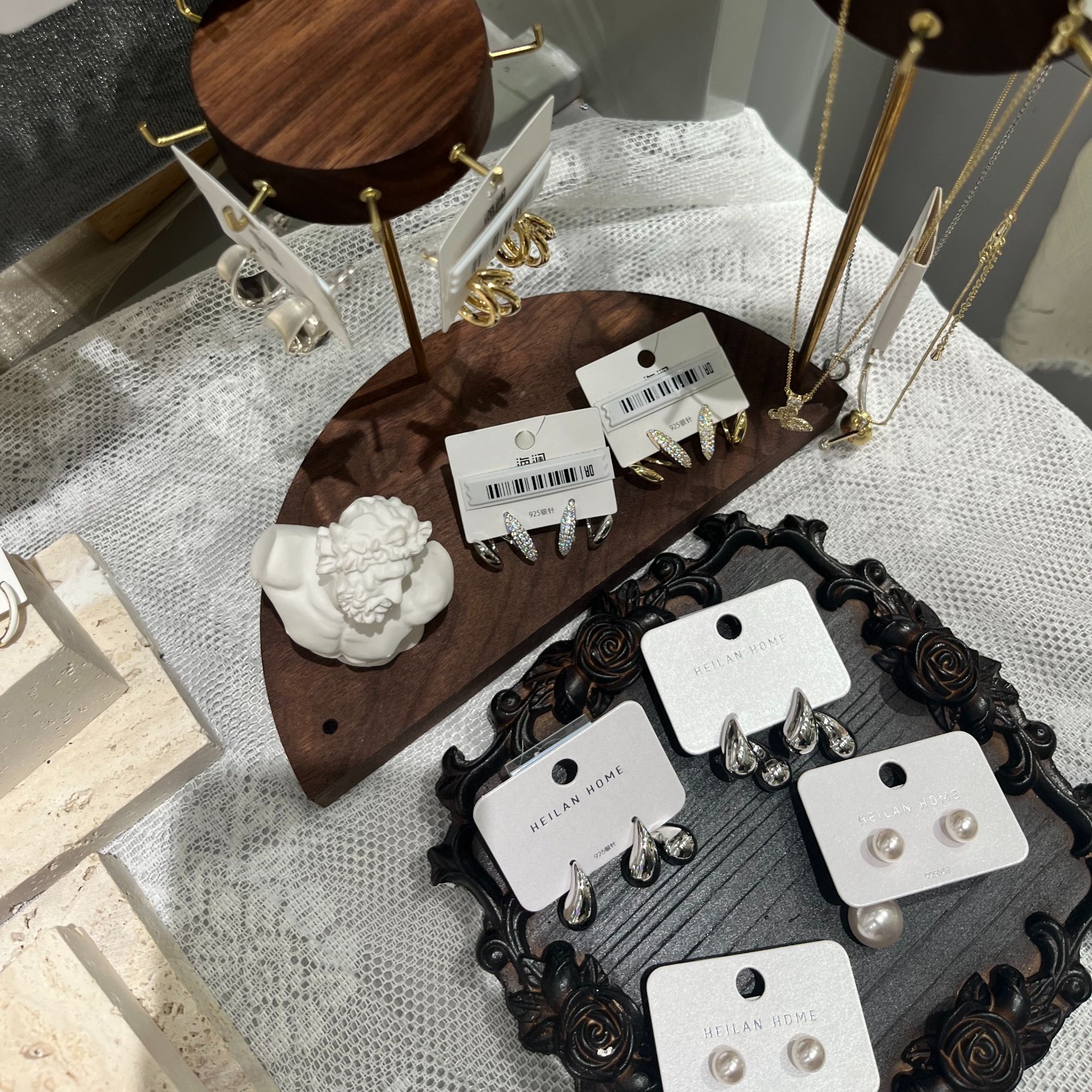 合金项链 【满锆立体球项链】直播间链接集合个性小众潮流百搭