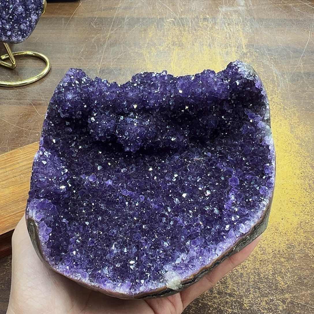 紫晶摆件未镶嵌晶体