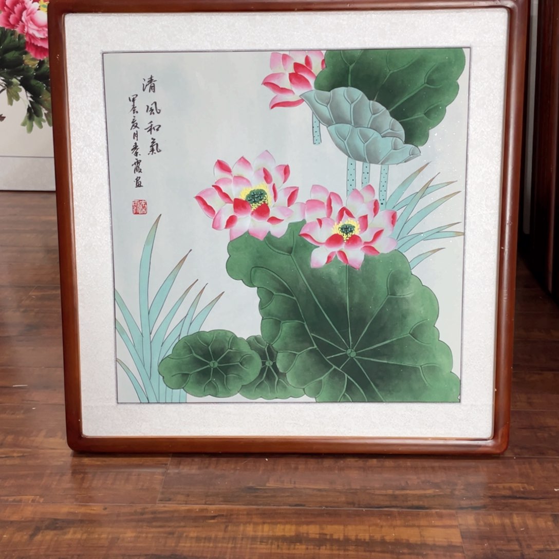 国画带框尺寸63*63厘米