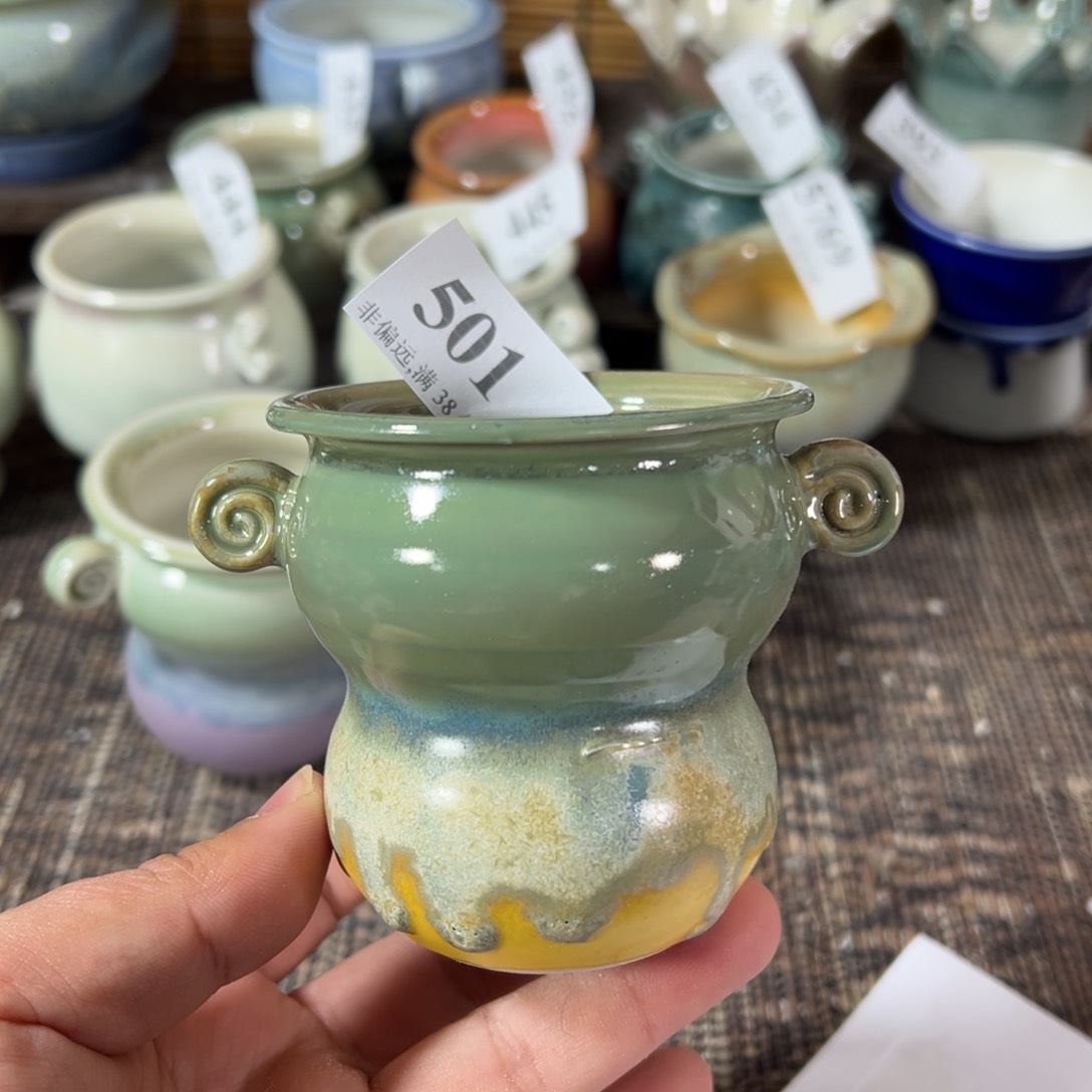 红陶景德镇手工花盆