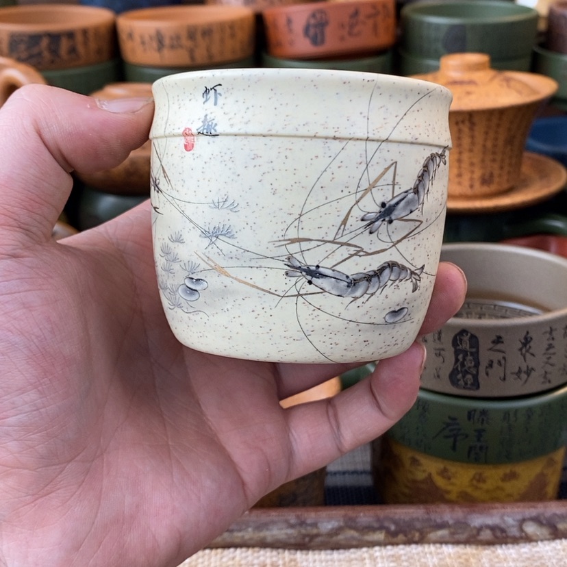 【闪购商品】紫砂杯子宜兴全手工紫砂杯