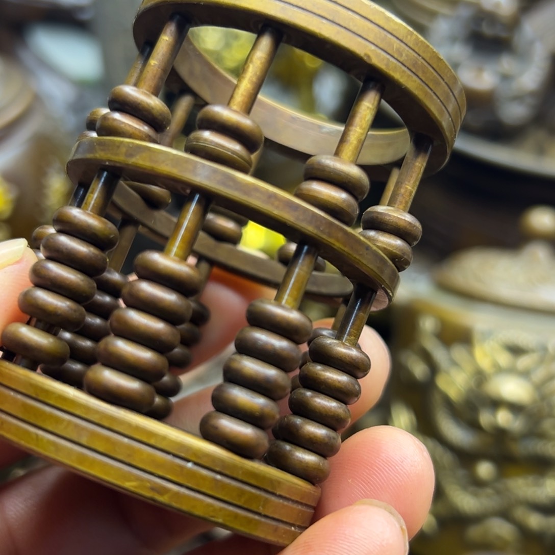 铜摆件欢迎欢迎你