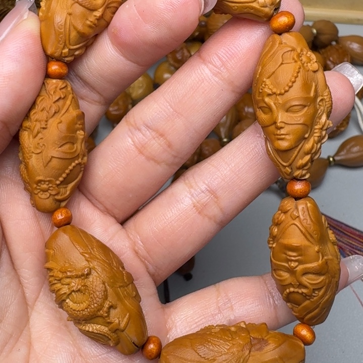 橄榄核手串/手链美女福利