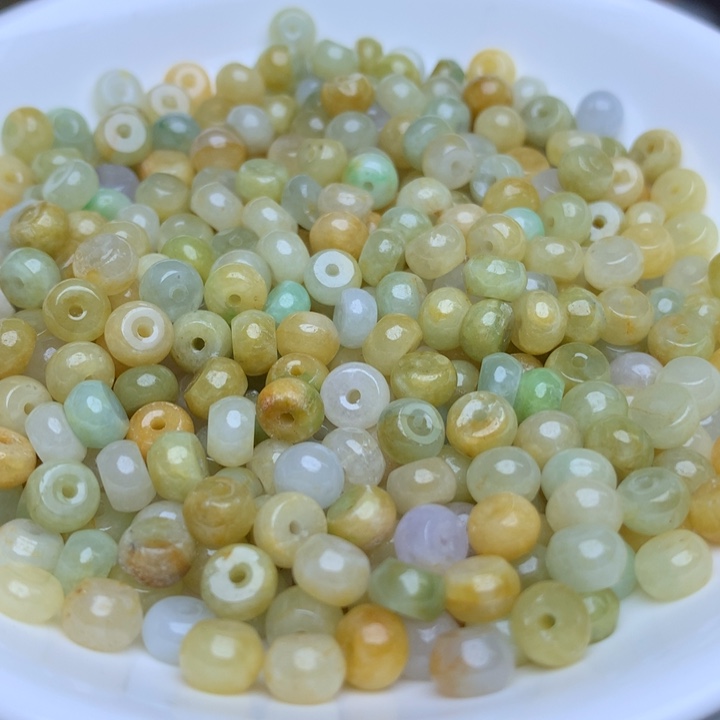 【闪购商品】未镶嵌翡翠手链卡3乘6冰黄算盘100个