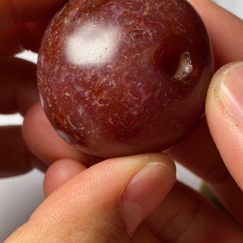 老***师玛瑙/玉髓未镶嵌珠子