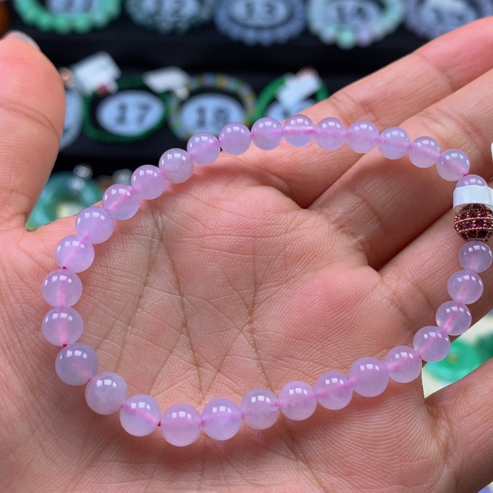 翡翠手链未镶嵌翡翠5+