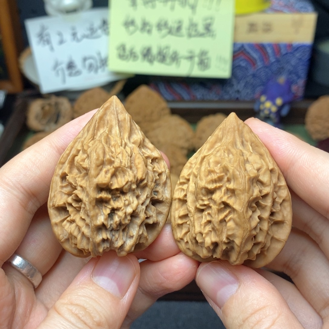 文玩核桃吊坠36大沽石鸭嘴一物一图全品