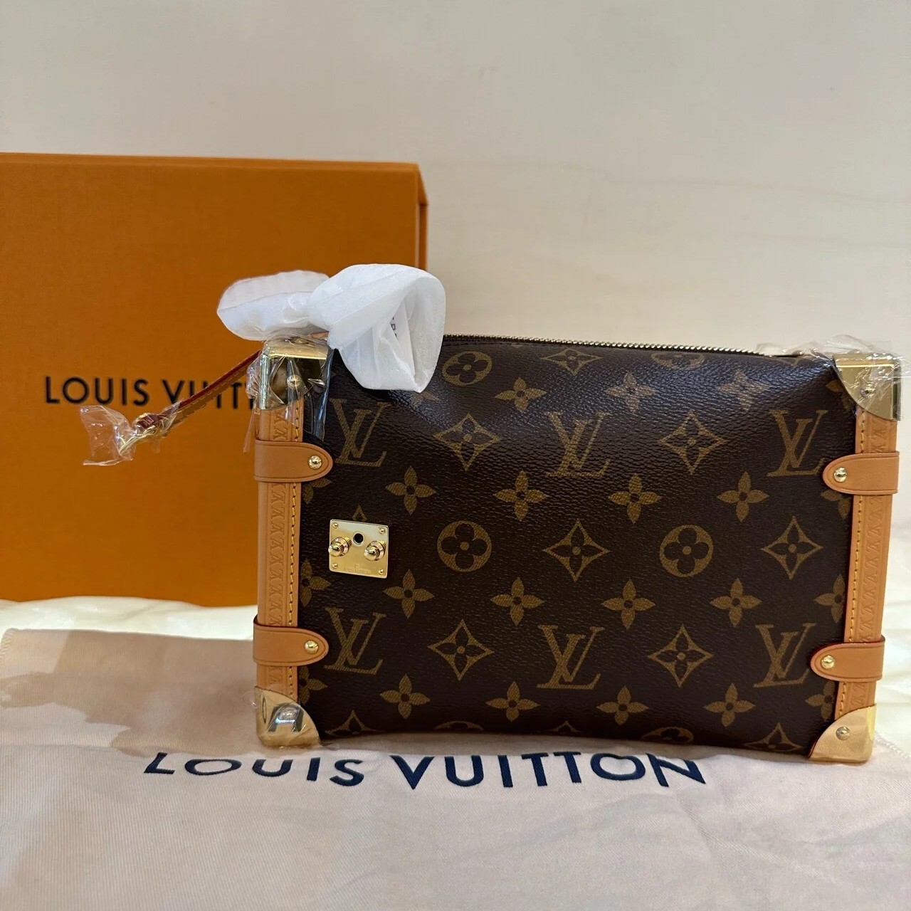 95新 LouisVuitton/路易威登 LV老花软盒子 25080149-08