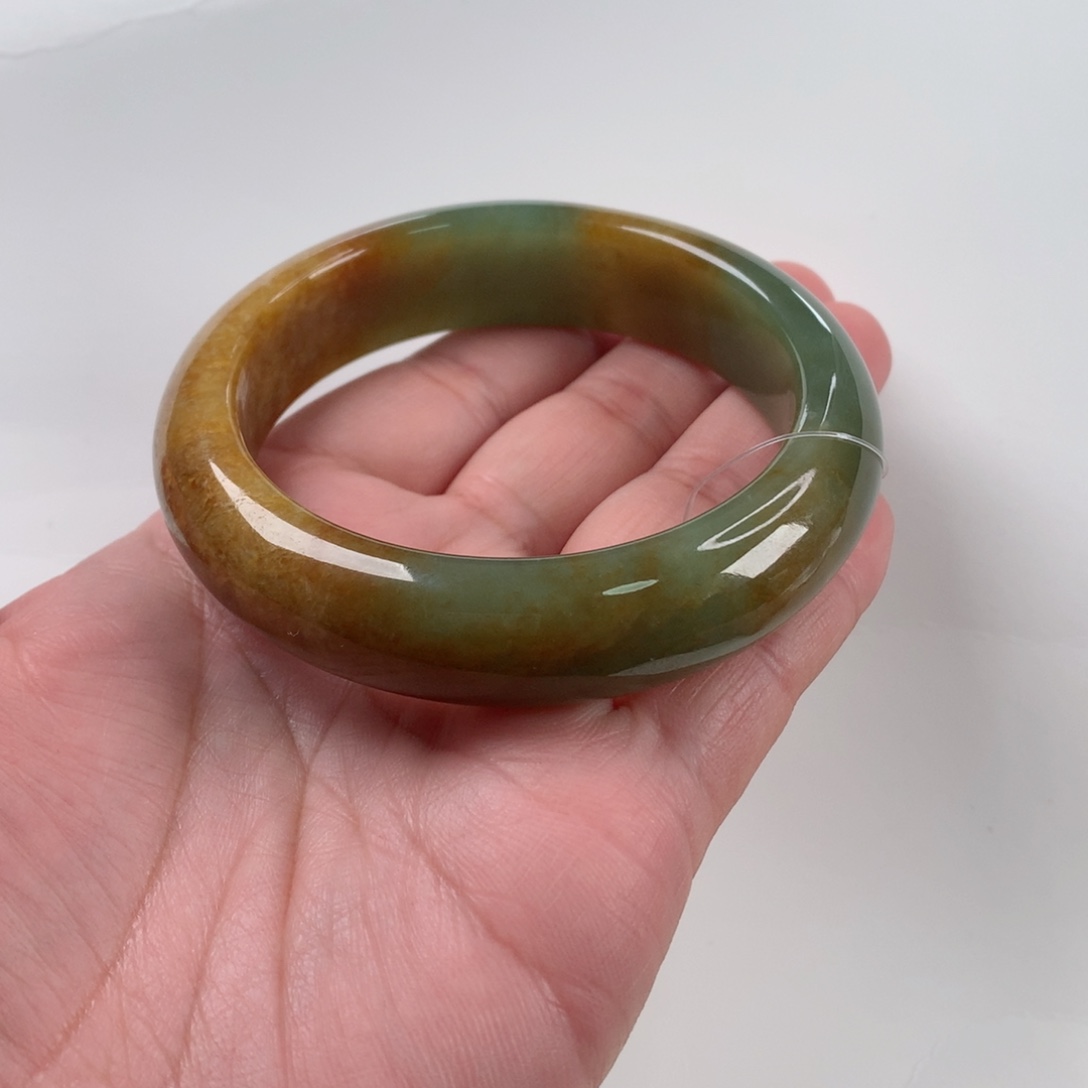 和田玉手镯未镶嵌60口径