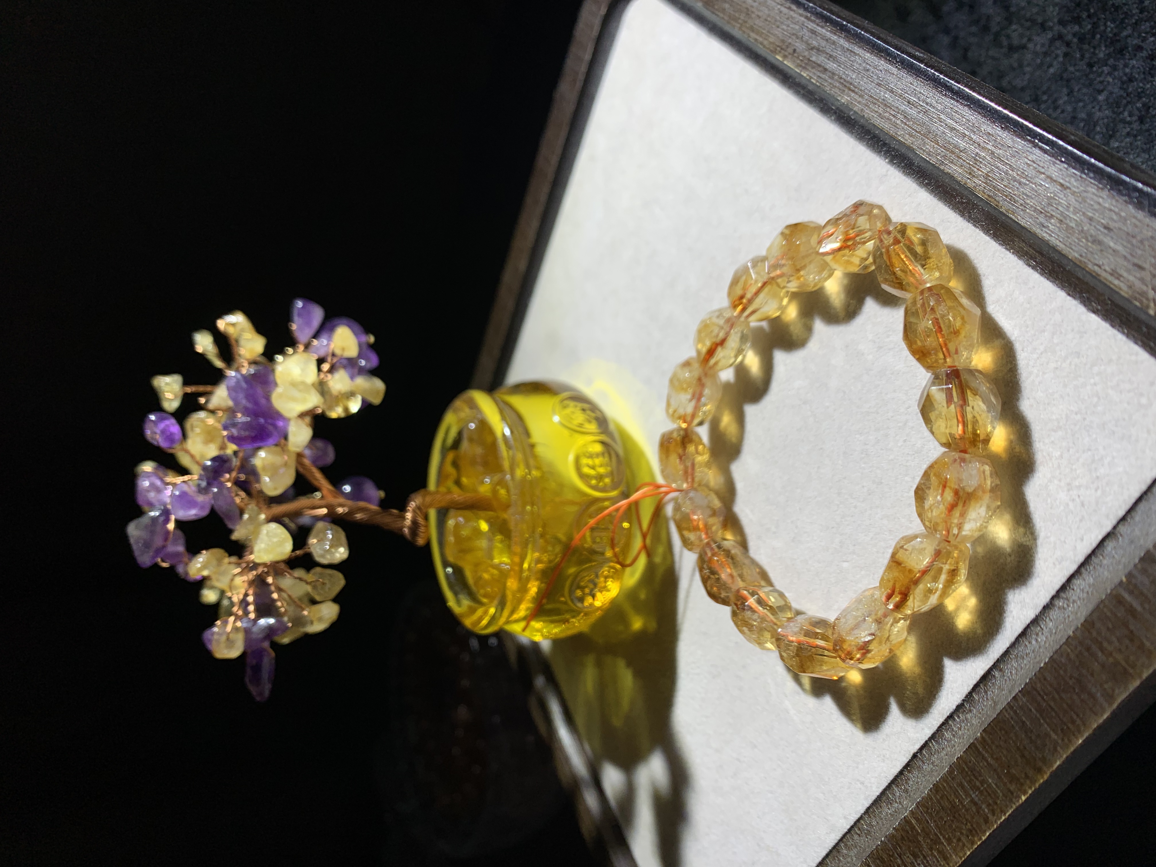 天然黄塔晶随型--多样性发其一