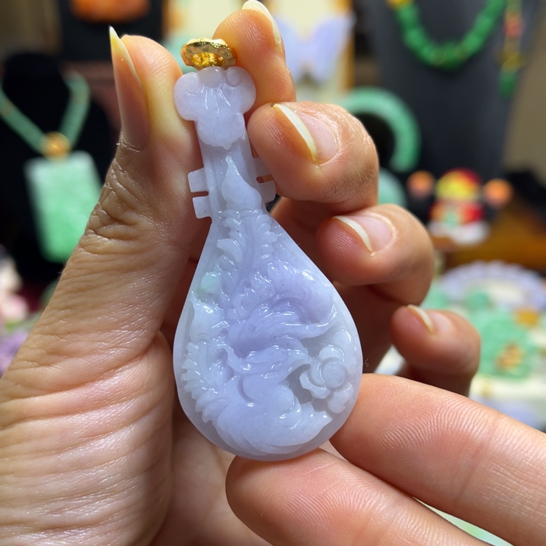 翡翠未镶嵌颈饰天然翡翠