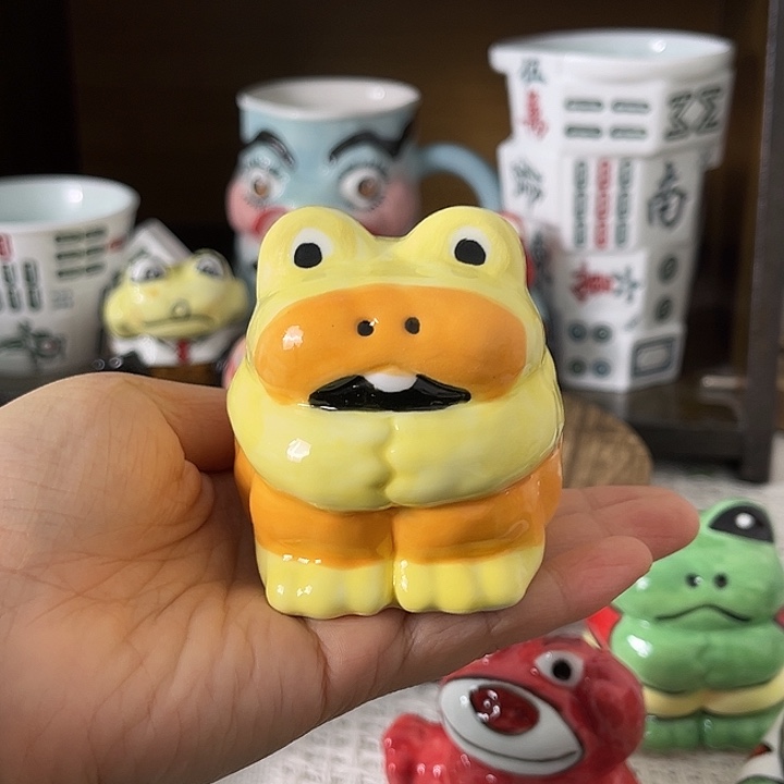 陶小摆件lulu小青蛙