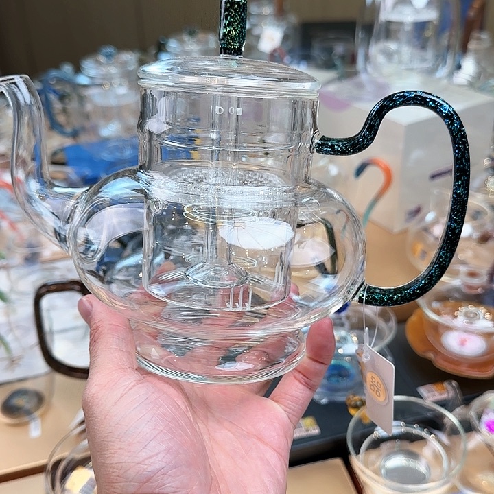 禾器宝蓝金宫灯壶