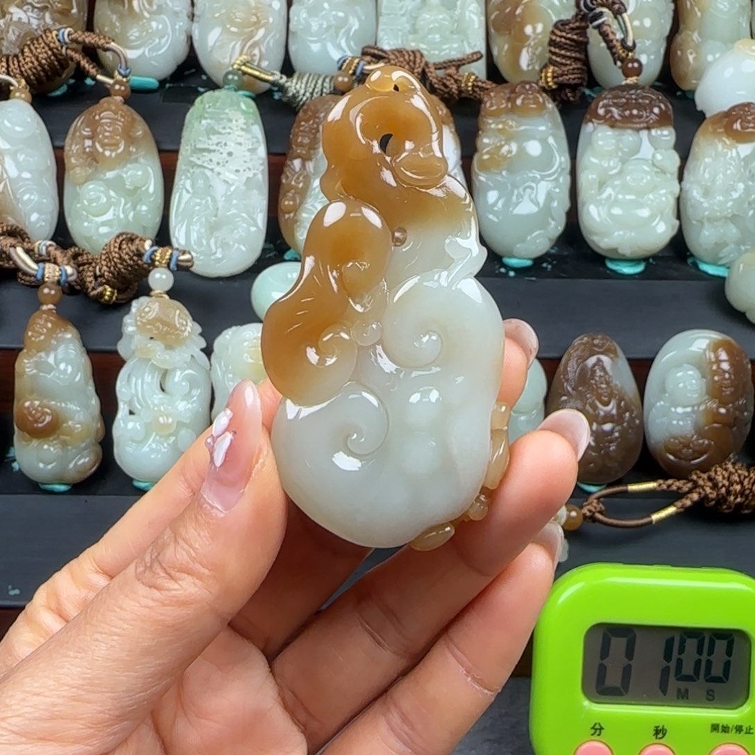 和田玉挂件未镶嵌苏*麒