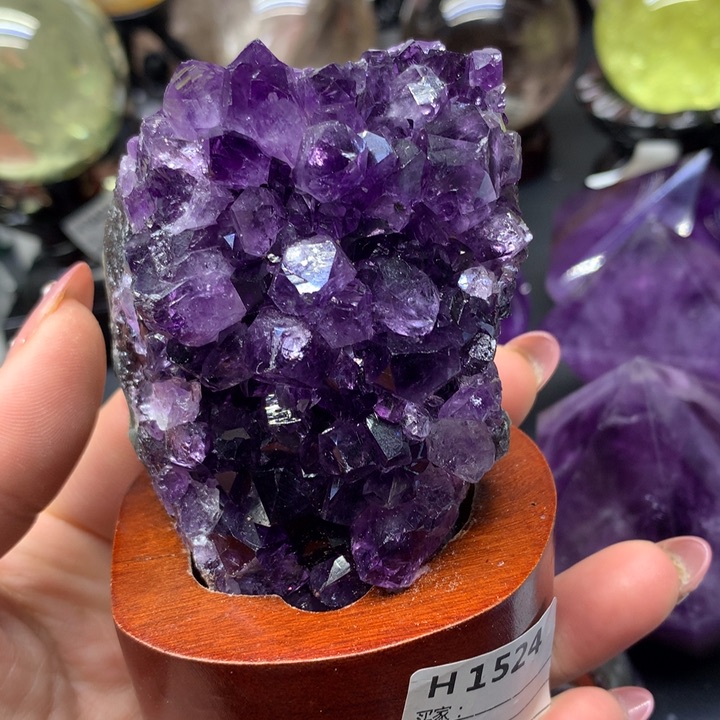 紫晶1未镶嵌1524紫水晶