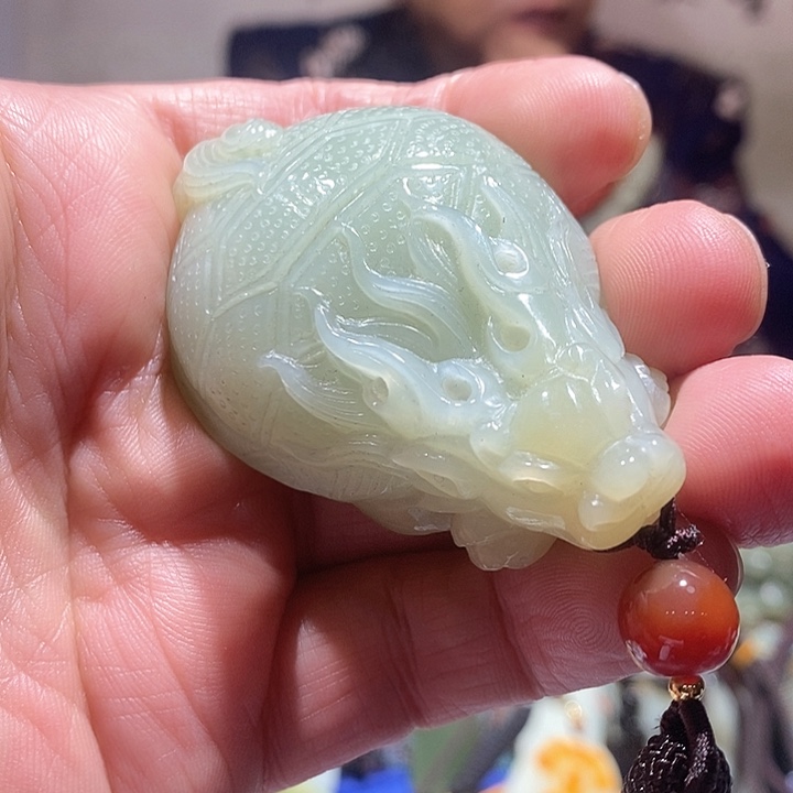 和田玉吊坠(不含链)未镶嵌