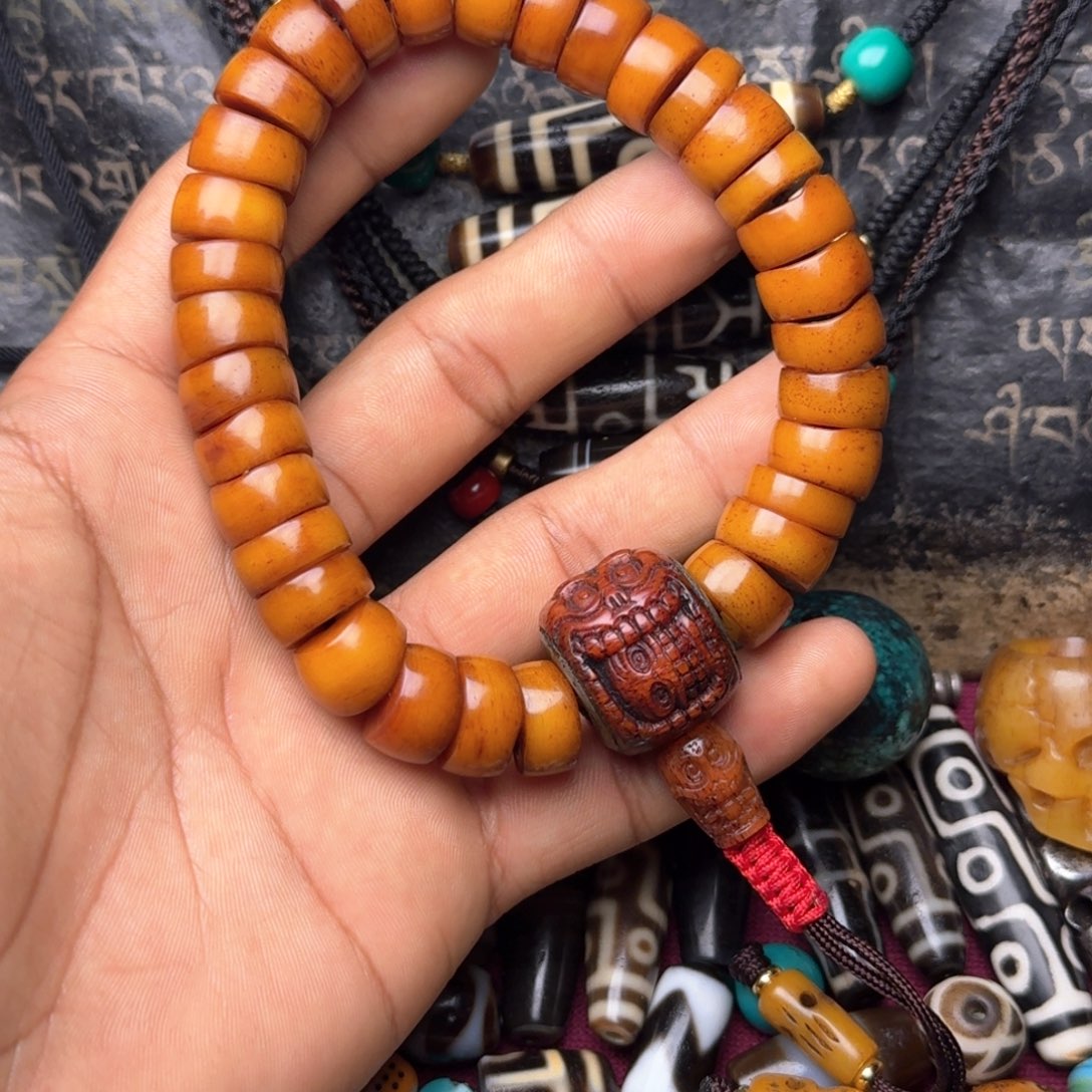 金刚菩提手串牦牛骨