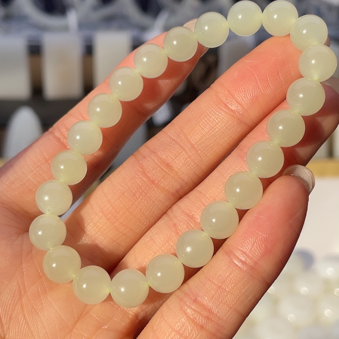 和田玉未镶嵌手串