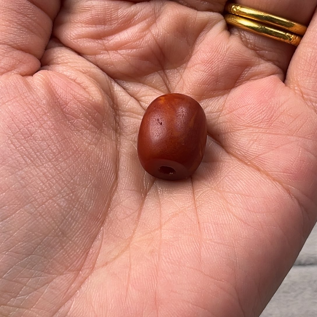 草***冰蜜蜡未镶嵌颈饰老蜜蜡