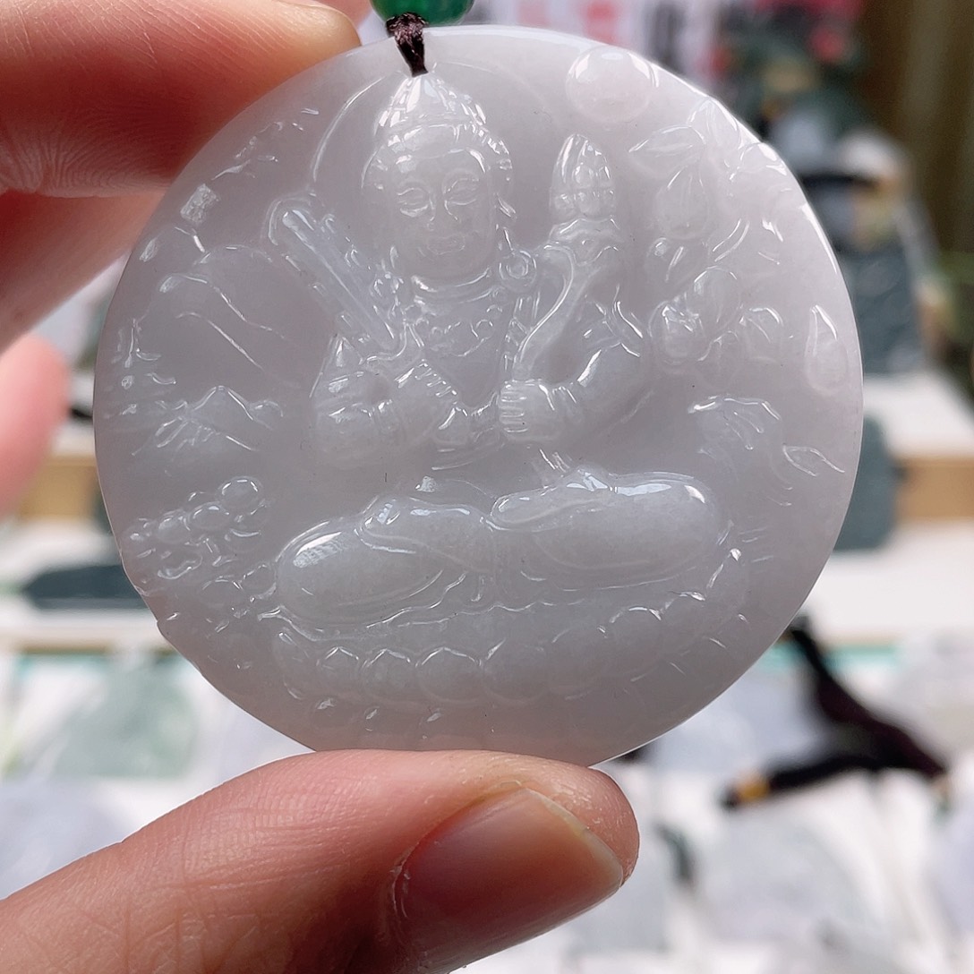 翡翠颈饰未镶嵌0495挂件