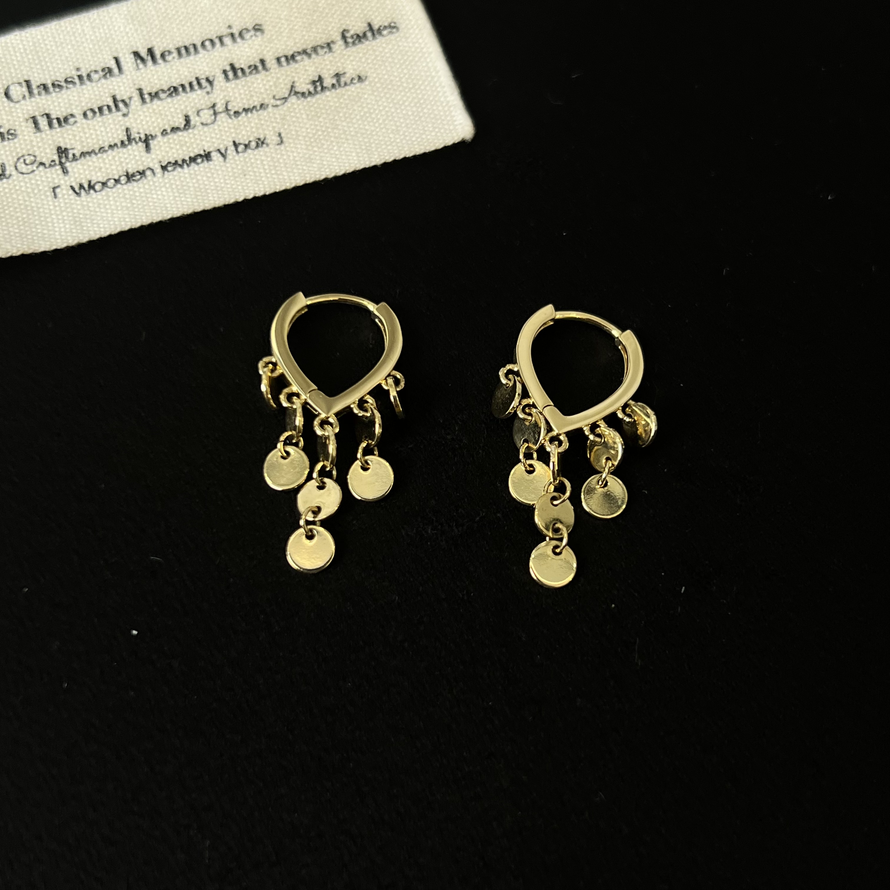 铜合金耳饰 圆舞曲流苏耳环422