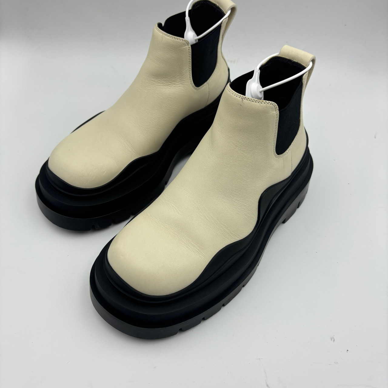 99新 BOTTEGA VENETA/葆蝶家 34.5码/BV葆蝶家切尔西靴/无盒/98新