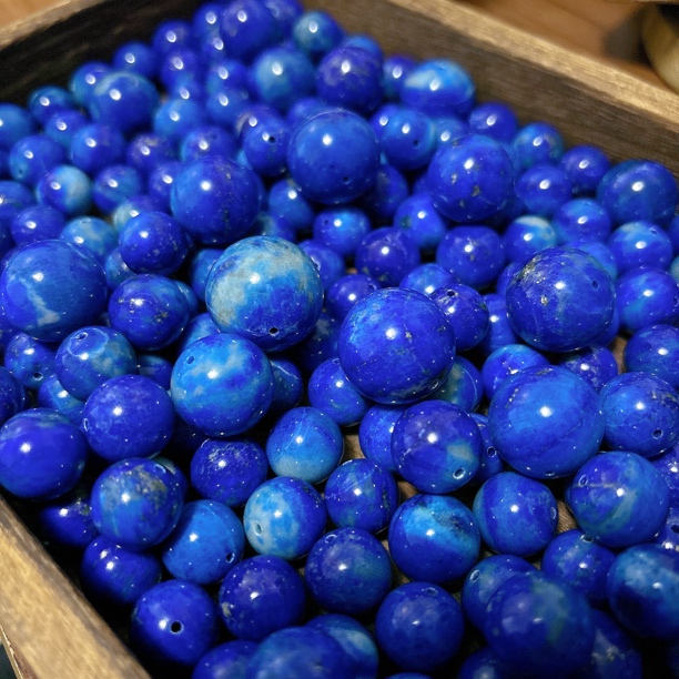 青金石单珠通孔天然高品质油画风串手串多样性发一件