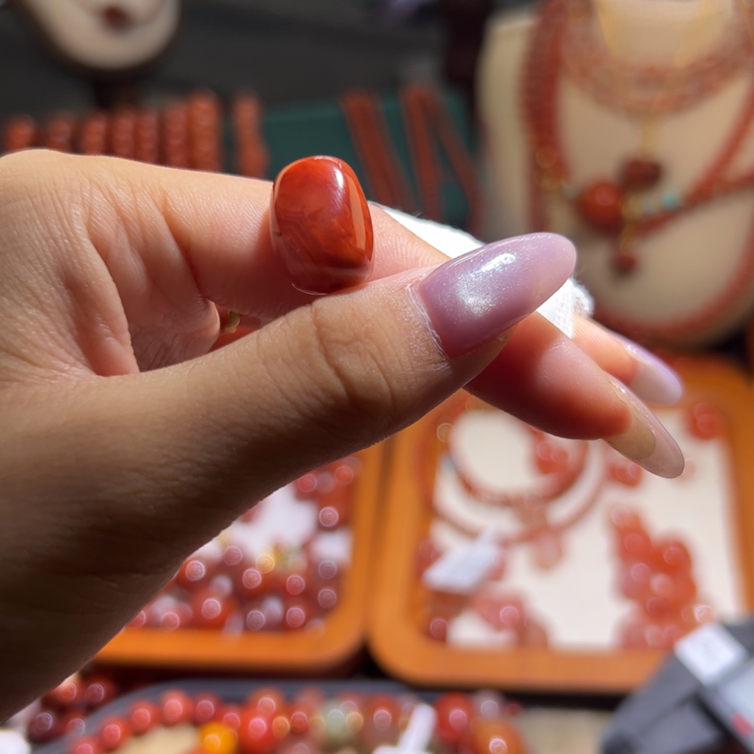 南红玛瑙未镶嵌手串12mm