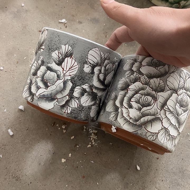 景德镇手绘花盆性价比超高