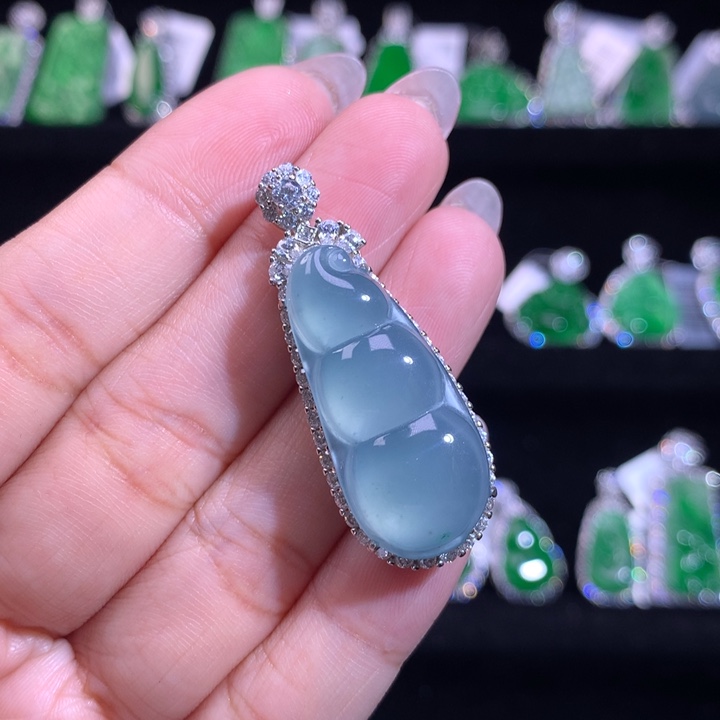 【闪购商品】银S925镶嵌戒指翡翠