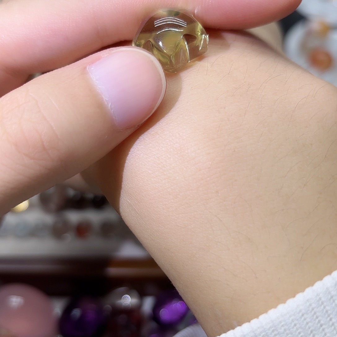 胡***饼未镶嵌紫晶珠宝半成品