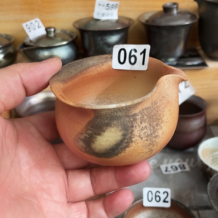 茶杯紫泥柴烧纯手工061