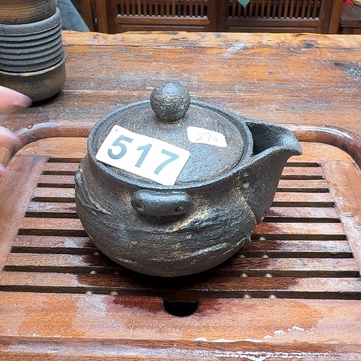 纯手工制作粗陶茶具