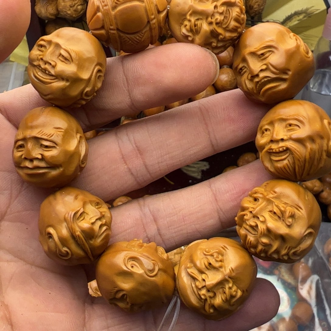 手串/手链橄榄核2.2近正圆须派十八罗汉