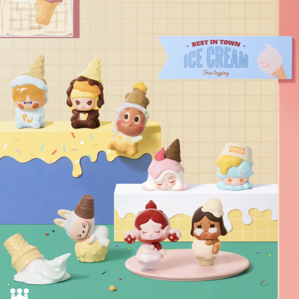 [拆盒]融化冰激凌系列盲盒拆盒拆袋