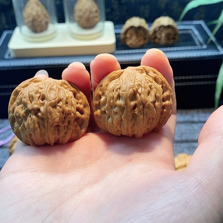 桃核把件全品山地磨盘